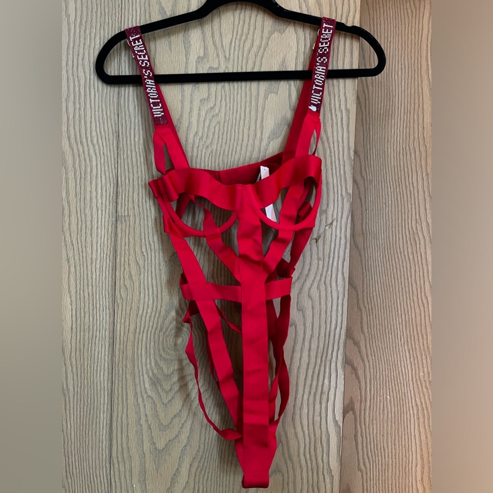 Victoria Secret lingerie red with bedded straps. New with tags. Never worn.